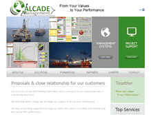 Tablet Screenshot of alcade-management.fr